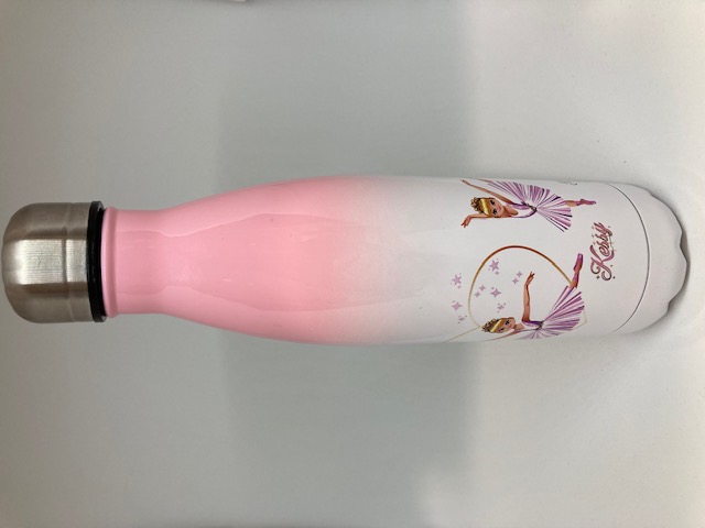 Gourde blanche et rose